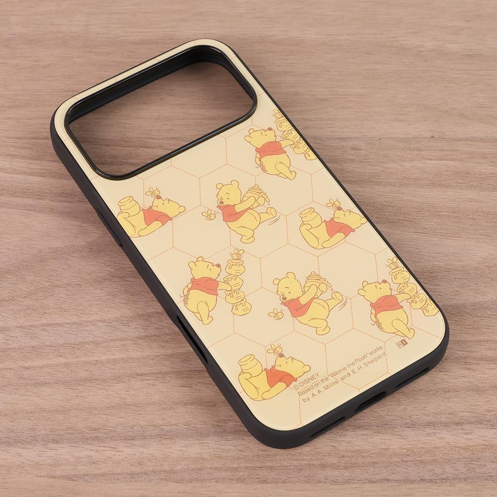 Ingram Case for Iphone 17 Pro Max, Winnie the Pooh (Disney Official), Shockproof, Shock-Absorbing, Bumper, Hybrid Case, Easy to Hold, Cute, Disney Character, Winnie the Pooh and Honey, Allover Pattern image number 2