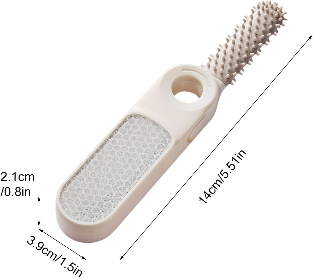 Zasdvn Callus Remover - Dead Skin Pedicure Tools,Gentle Hard Skin Removal File for Adults Seniors Daily Maintenance Post-Shower Home Spa Travel - Purple image number 7