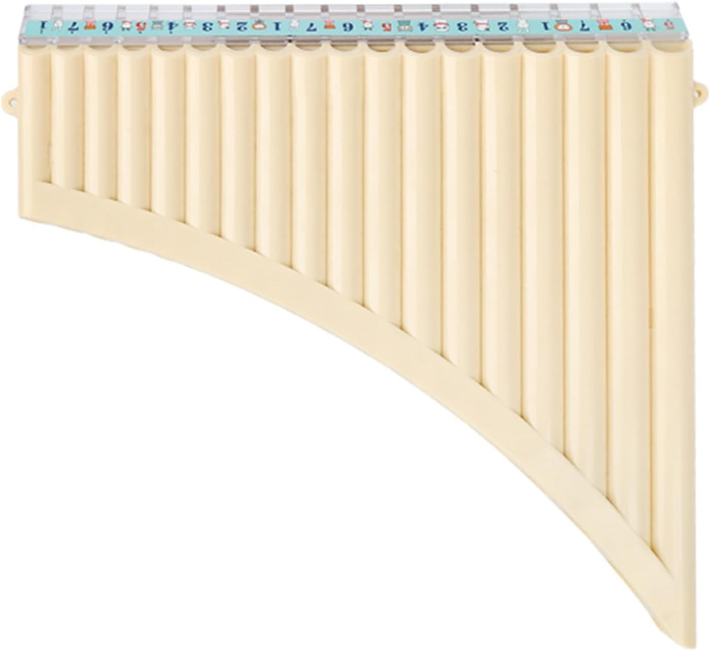 Mingzhe 18 Pipes Pan Flute C Key Panpipes Pan Pipes with Mouthpiece Wind Instrument for Students Beginners with Carrying Bag