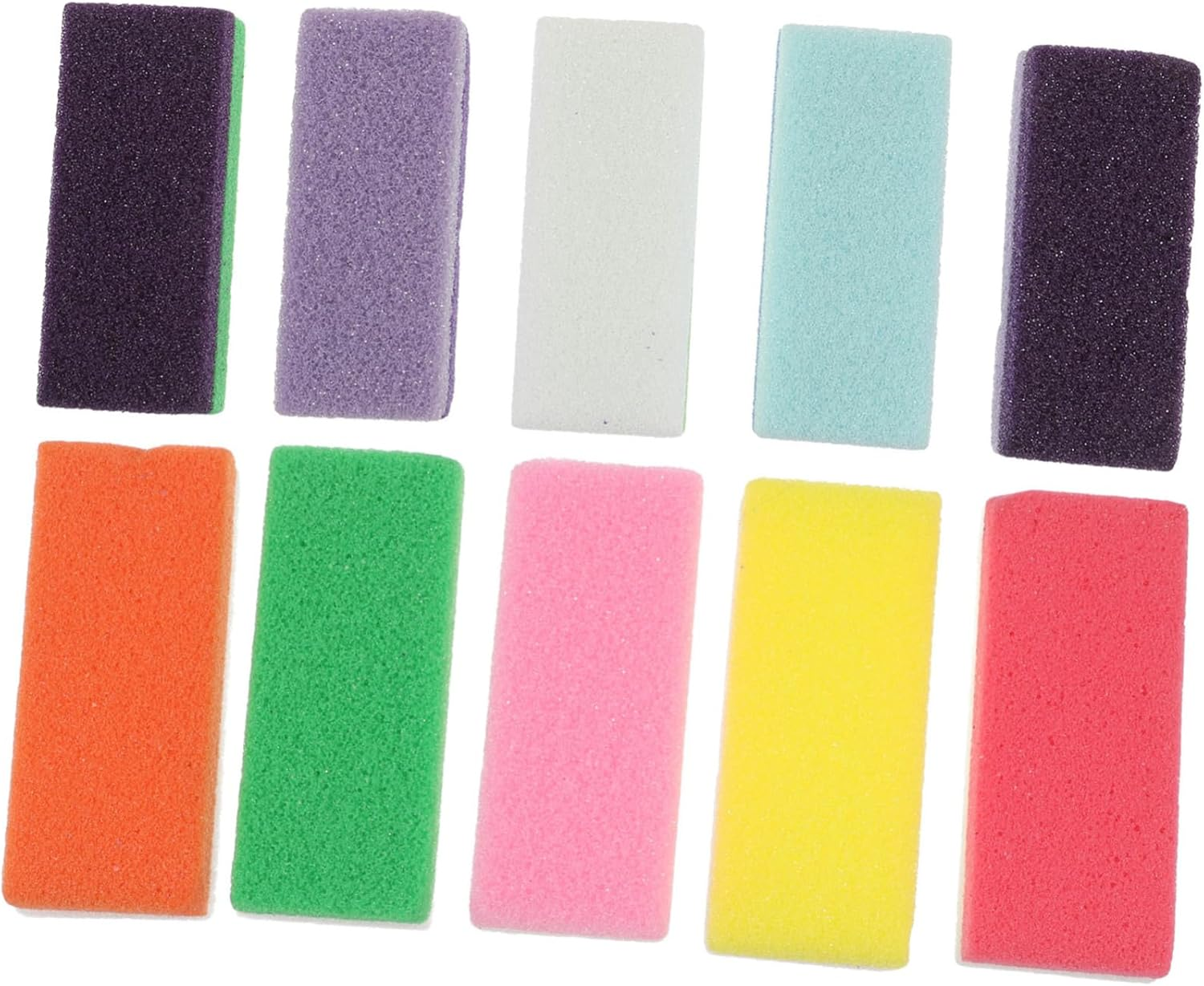 HAPINARY 10Pcs Double-Sided Pumice Stone for Feet Foot Scrubber for Callus Removal Dead Skin Exfoliation for Home Salon Use image number 2