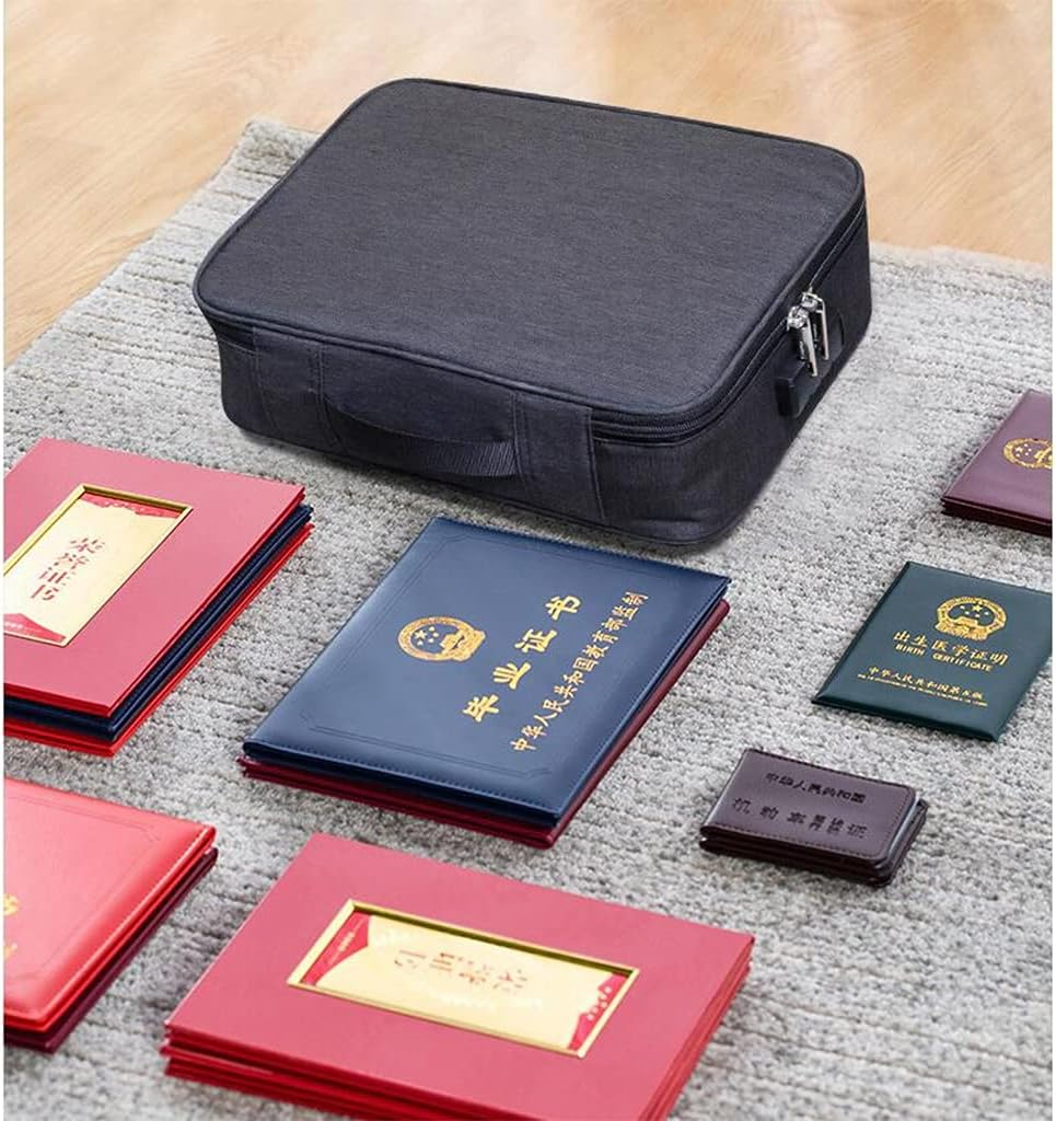 Document Package， Document Holder with Zipper, File Sorting Box, Locked Storage Bag image number 2