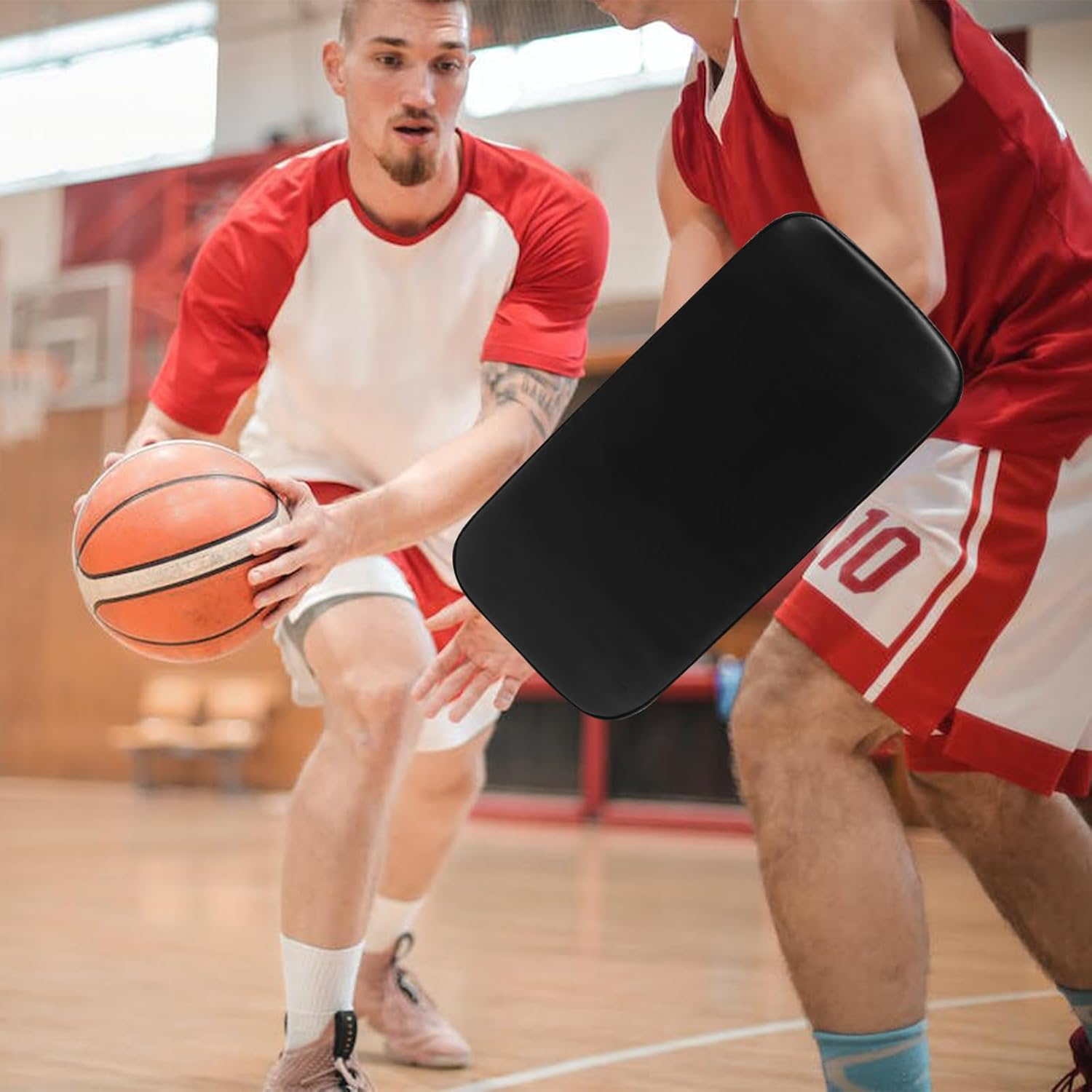 NOLITOY Basketball Training Blocking Pad Leather Sports Shield Blocking Pad Basketball Training Equipment for Boxing Basketball image number 4