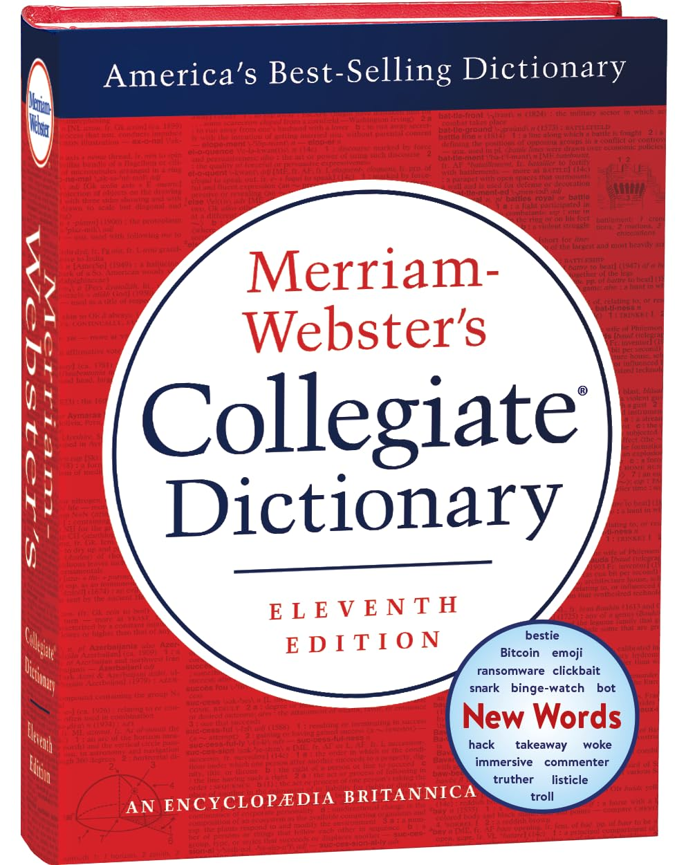 Merriam-Webster'S Collegiate Dictionary, 11Th Edition, Jacketed Hardcover, Indexed: Revised and Updated image number 1