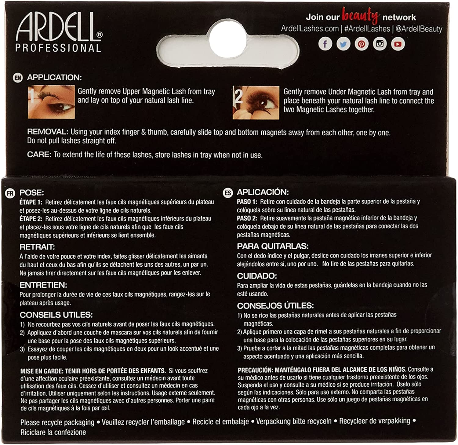 Ardell Double Magnetic Lashes, 110 Black image number 6