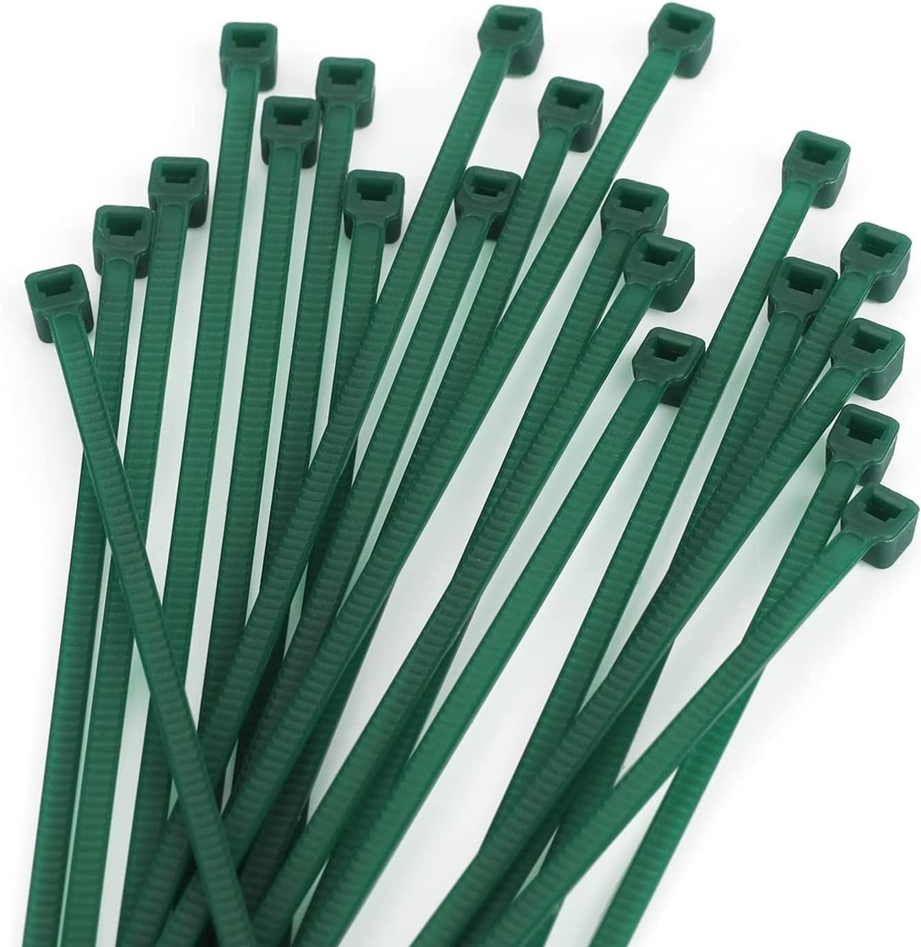 KINGLAKE GARDEN Green Zip Ties 4 Inch 3MM 100 Pack Green Nylon Tie,Premium Plastic Wire Ties for Indoor and Outdoor image number 3