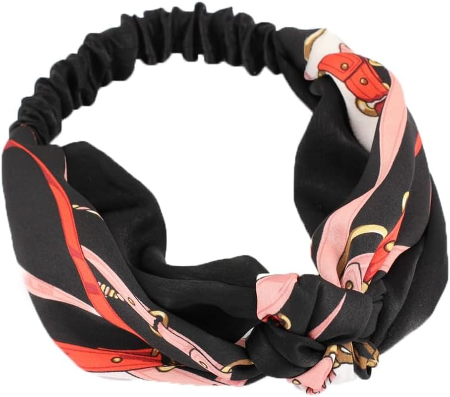 Women Lady Boho Bohemian Cross Hair Head Headband Band Scarf Wrap Bandana AU