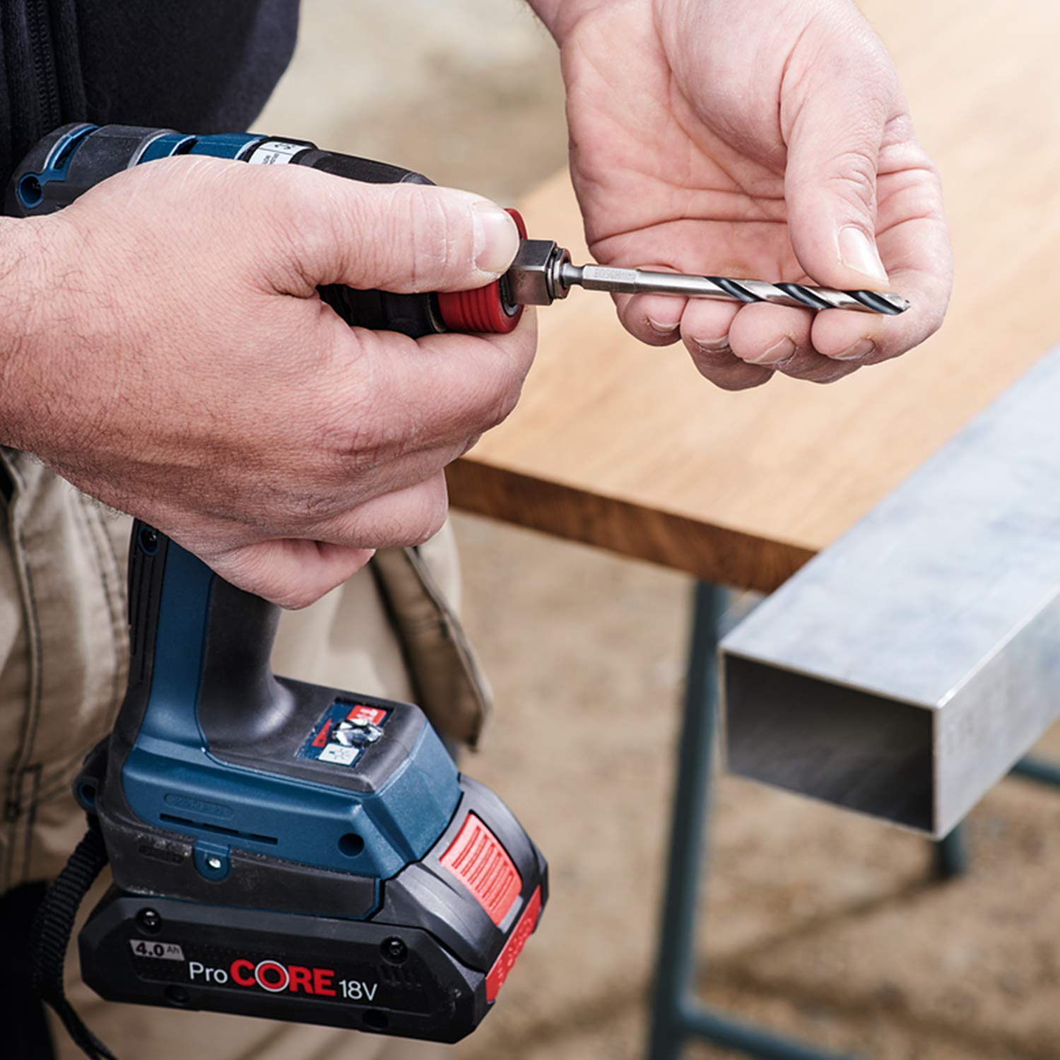 Bosch Professional 10Pc Pointteq Hex Drill Bit (For Metal, &Oslash;: 5.0 Mm, Total Length: 91 Mm, &frac14;&rsquo;&rsquo; Hex Shank, Accessory for Impact Drivers and Drill Drivers) image number 5