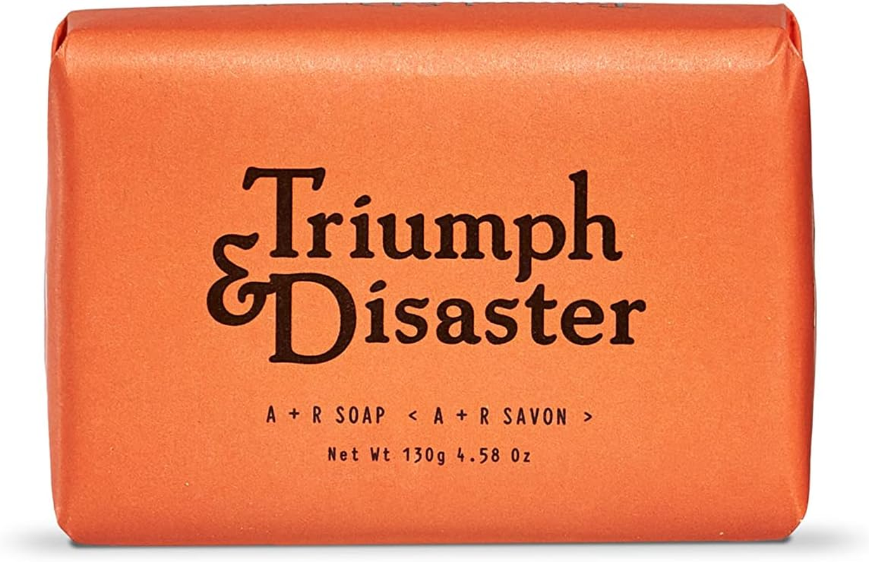 TRIUMPH & DISASTER | a + R Soap | Moisturising Body Soap with Almond Milk and Rosehip Oil, 130 G