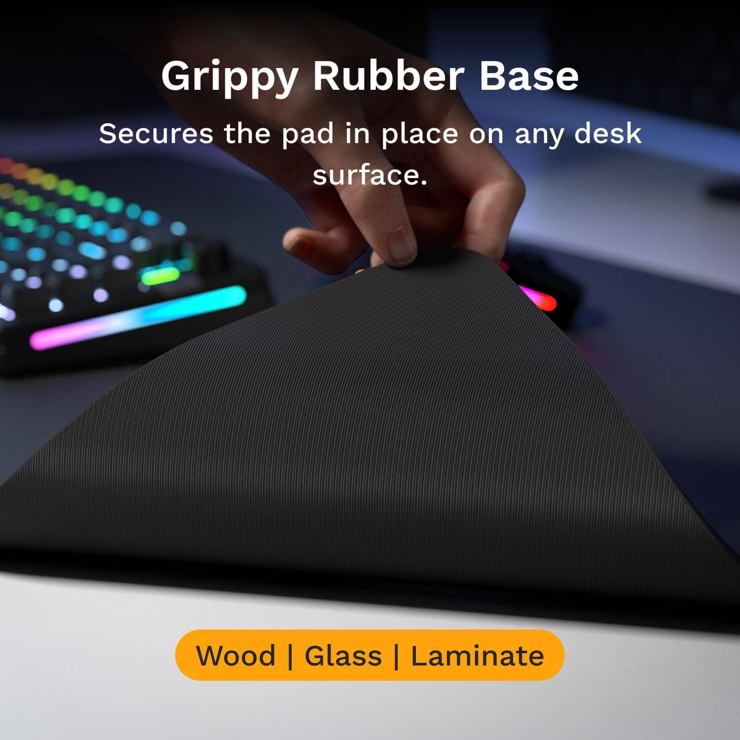 Glorious Gaming Mouse Pad GMP 2 - LE - Spill-Proof Mouse Pad, Optimised for All Gaming Sensors, Balanced Surface for Speed & Control, Edgeless Design - 915Mm X 280Mm X 3Mm - Large Extended Desk Mat image number 5