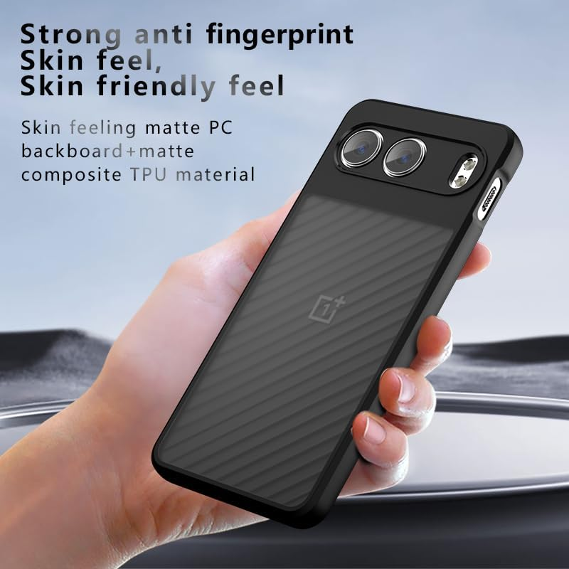 JNERBUYI Case for Oneplus Nord 4 5G, Magnetic Phone Case, Supports Car Mount and Wireless Charging, Anti-Fingerprint Matte Case - Dc image number 6