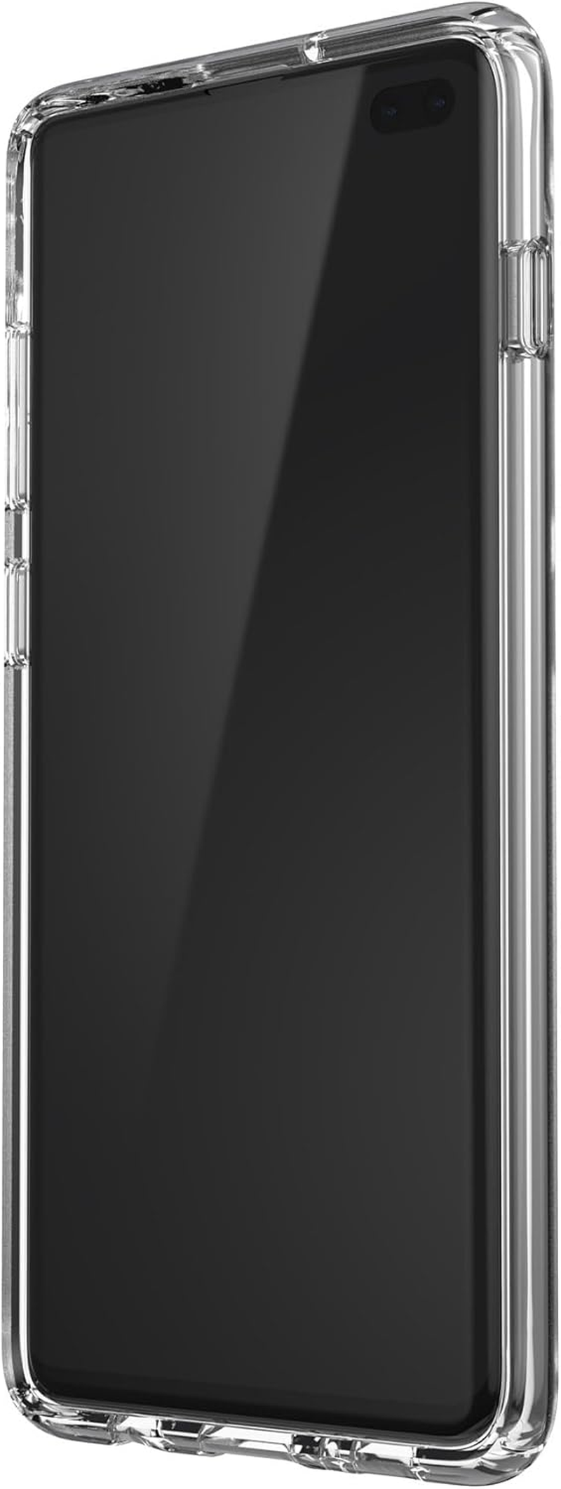 Speck Samsung Galaxy S10+ Presidio Stay Clear Case, Scratch-Resistant IMPACTIUM 8-Foot Drop Protected Phone Case That Resists UV Yellowing, Clear/Clear image number 6