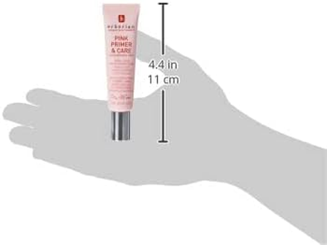 ERBORIAN Pink Primer & Care Skin Perfecting Radiance Primer, Refined Skin Texture Effect
