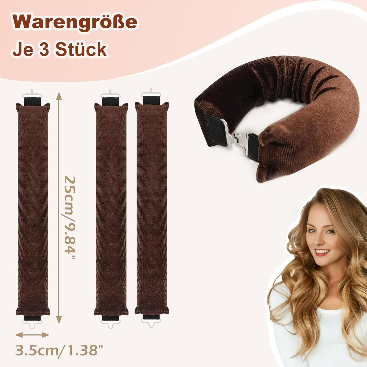 Heatless Curlers, Heatless Curls image number 4