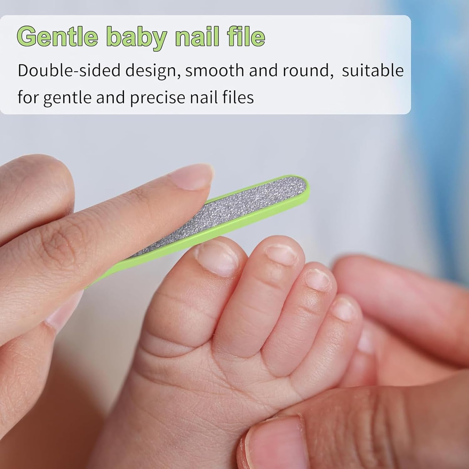 Baby Nail Care Set, 4-In-1 Baby Nail Kit, Finger Nail Clippers, Baby Nail Clippers, Baby Nail Scissors, Nail Files and Tweezers for Trimming Baby'S Fingers or Toes image number 4