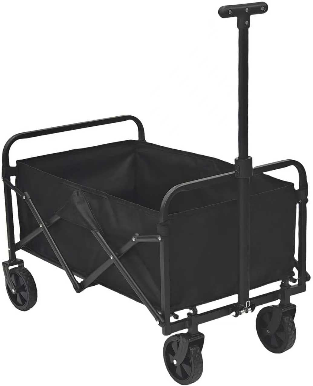 Collapsible Wagon Outdoor Utility Wagon - 70X48X86Cm Large Capacity with All-Terrain Wheels, Foldable Wagon for Camping, Garden, Shopping, Easy Storage for Outdoor Activities image number 1