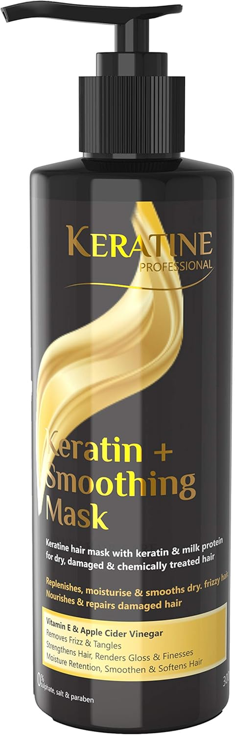 Keratine Professional Keratin + Smoothing Mask (300 ML) image number 5
