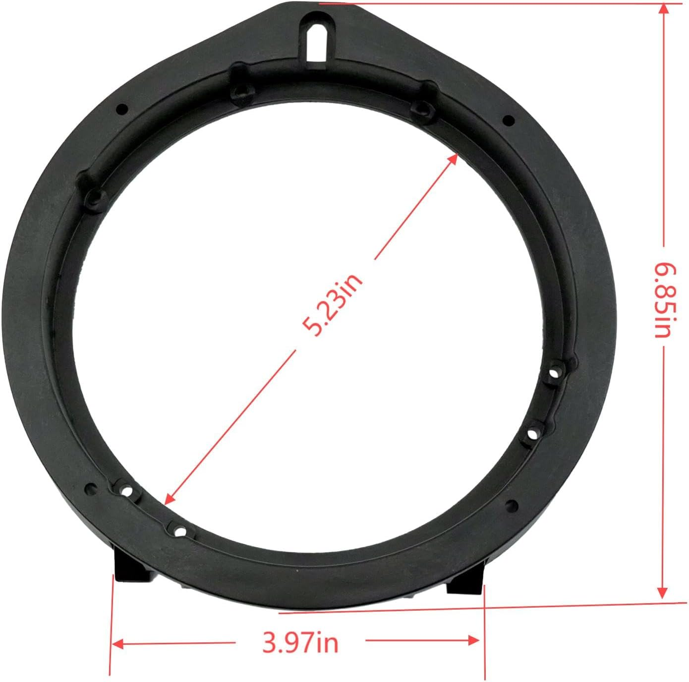 Car Stereo Door Speaker Adapter Mounting Plates 6.5/6.75 Inch 165Mm Spacer Rings Bracket with Wiring Harness Fit for Hon-Da Civic 2006-2011 CRV 2012-2013 Insight 2010-2013 Odyssey CRZ 2011-2013 image number 5