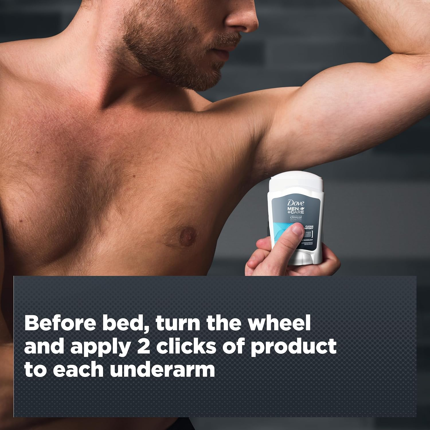 Dove Men+Care Clinical Protection Clean Comfort Antiperspirant Cream 45 Ml image number 2