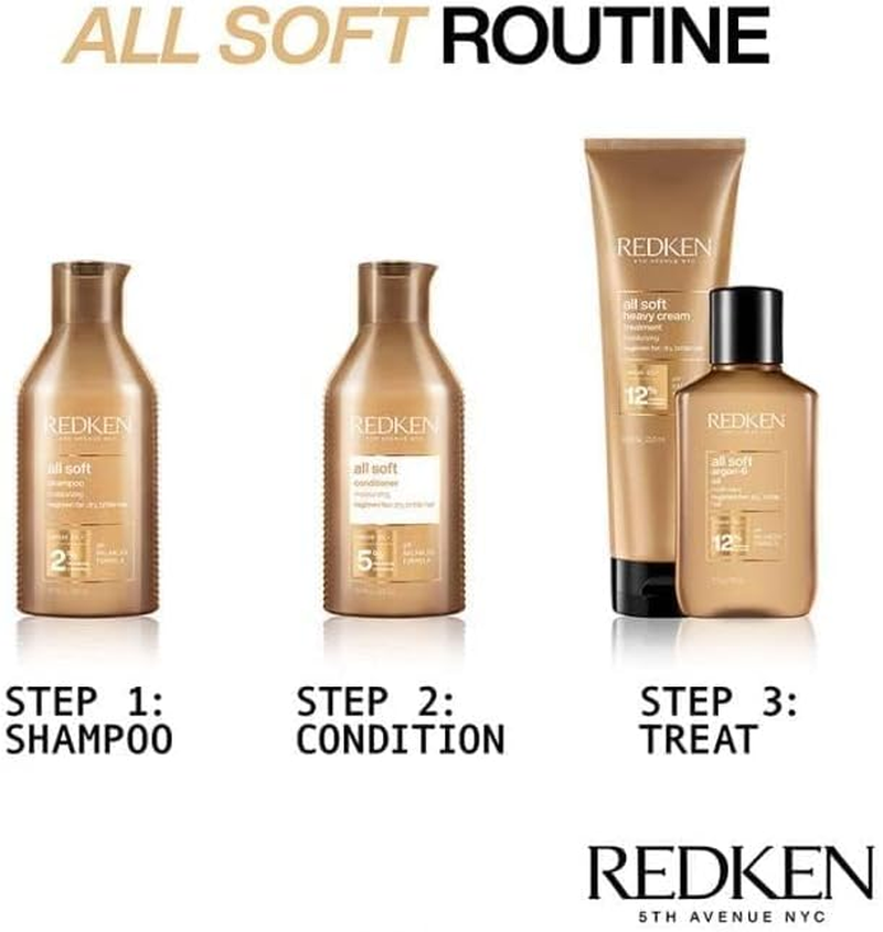 Redken All Soft Kit Shampoo 300 Ml Conditioner 300 Ml image number 2