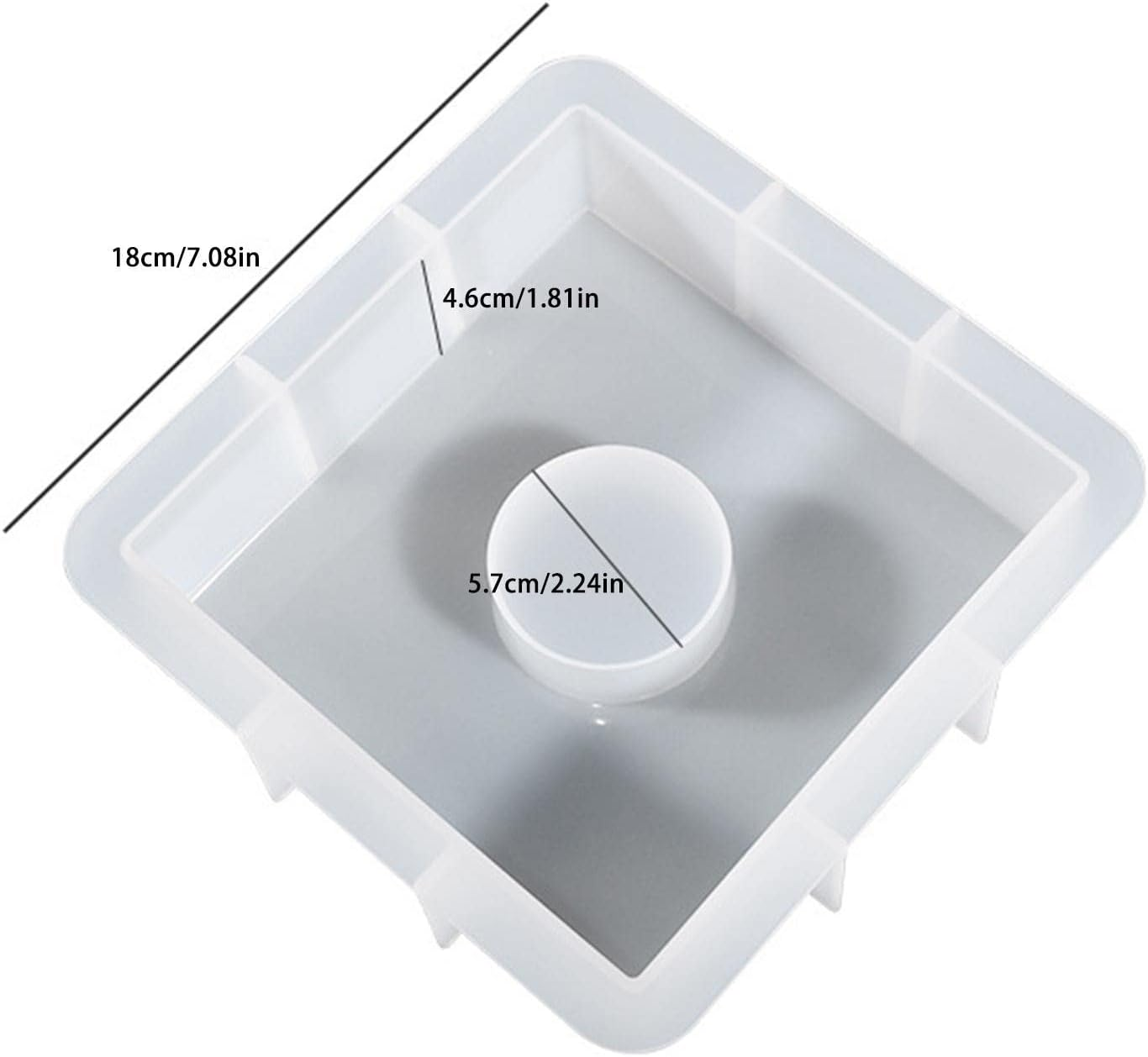 Resin Molds Silicone - Geometric European Clock Ornaments Large Book File Silicone Mold | Living Room Decoration Ornaments Crystal Epoxy Resin Mold, Clock Mold for Epoxy Resin - D: Rectangular Clock Mold image number 5