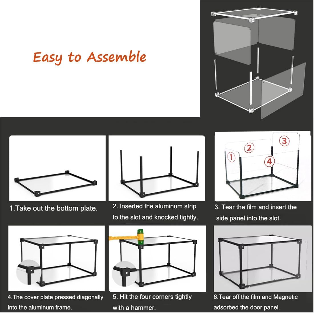 Motorcycle Helmet Storage Rack,Acrylic Helmet Organizer, High Transparent Display Cabinet for Football Helmet, Bike Helmet,Baseball Helmet image number 3
