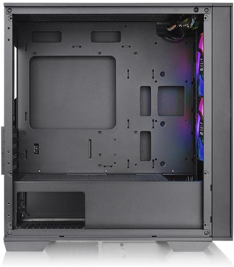 Thermaltake Divider 170 Tempered Glass ARGB Micro Case Black Edition image number 4