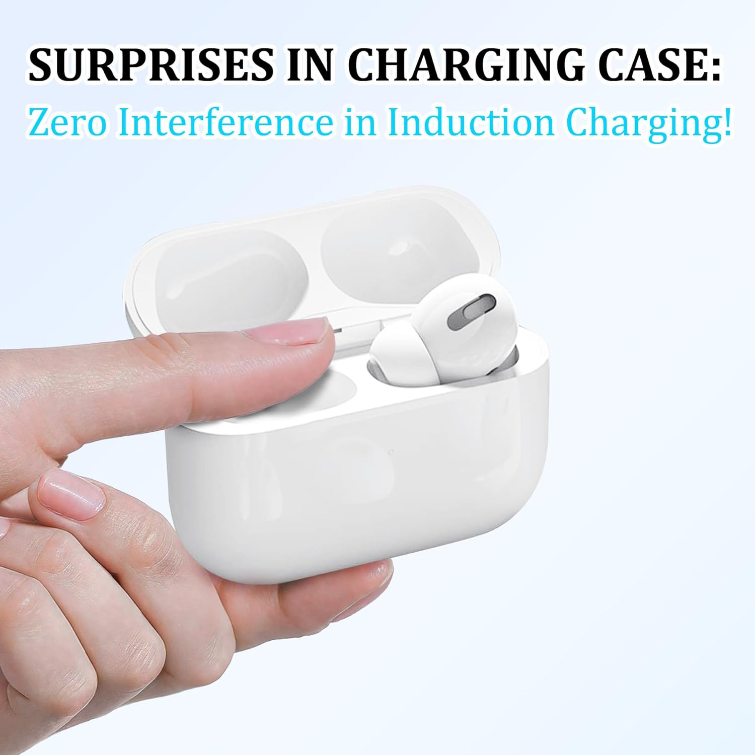 Umvowuxa 3 Pairs Replacement Ear Tips for Airpods Pro and Airpods Pro 2Nd Generation Earphones with Noise Reduction Hole, Soft Silicone Replacement Ear Tips Fit in the Charging Case (S/M/L) image number 2