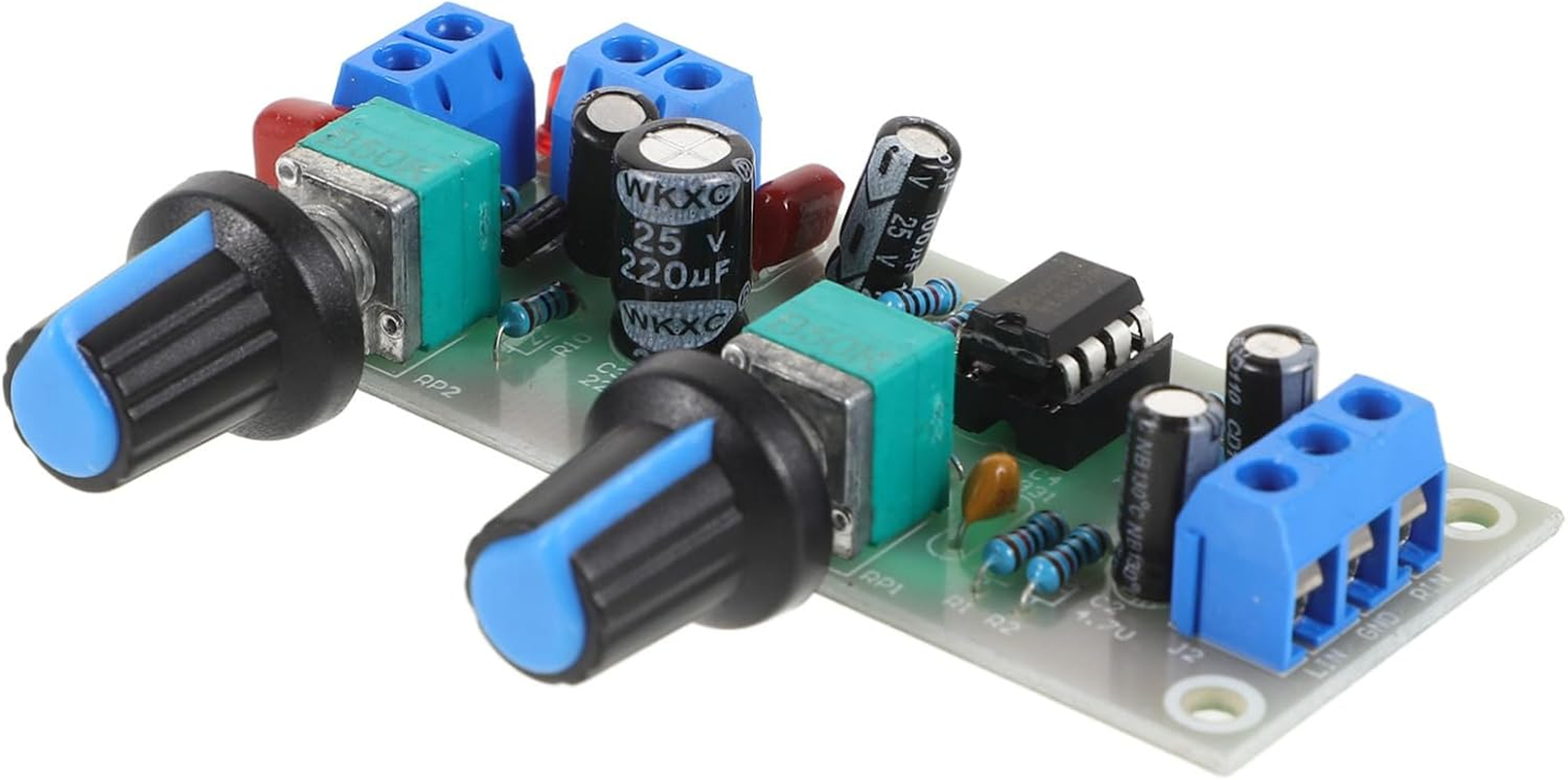 DOITOOL Subwoofer Pre-Assembled Board Low Pass Board Amplifier for Home Theater Power Supply Compatible Subwoofer Amp Volume Control DIY Speakers Audio Parts image number 6