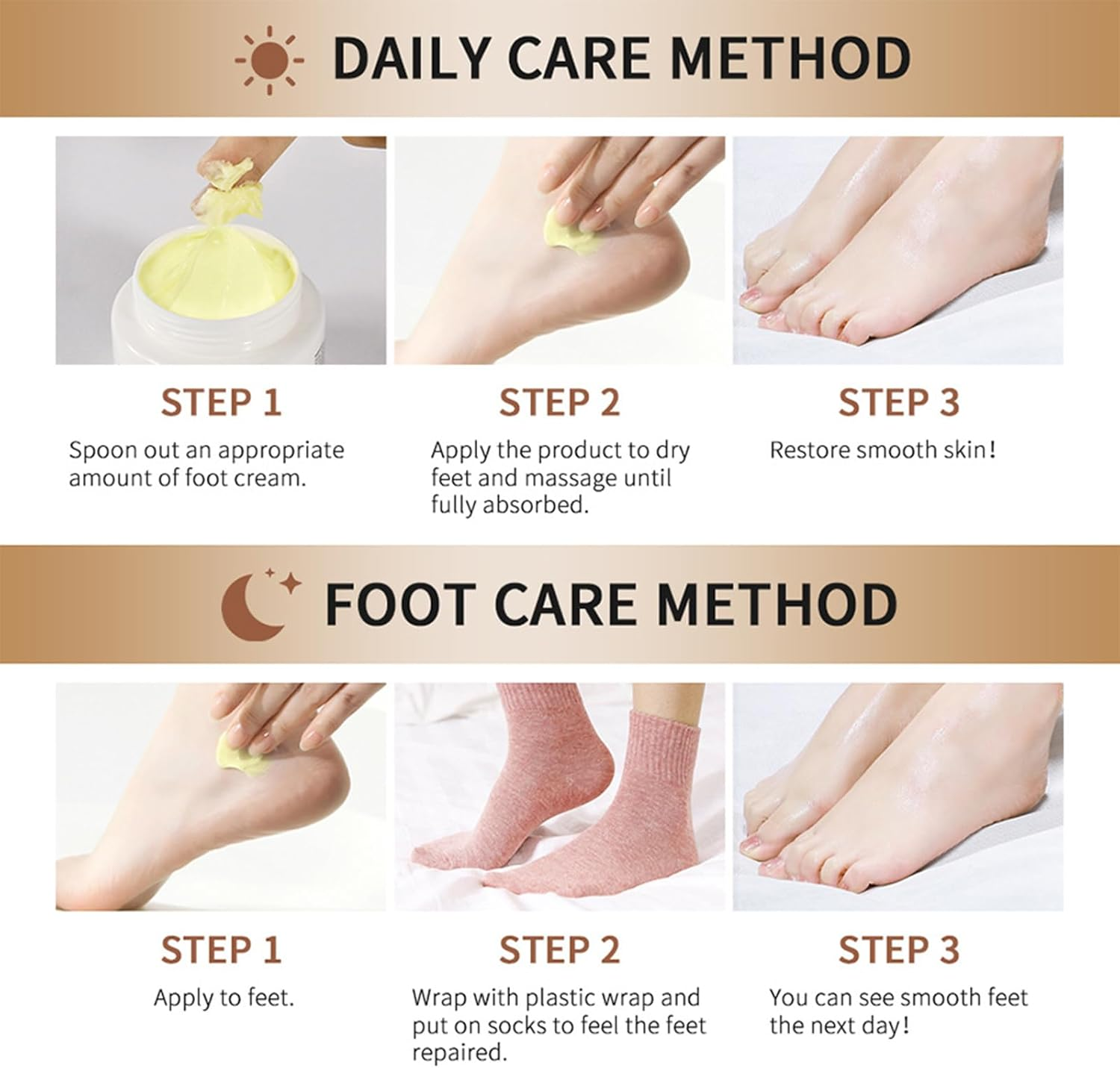 Intensive Foot Cream for Dry Rough & Cracked Bumpy Skin Moisturising Softens & Repairs Restores Ideal Skin Barrier for Heel and Foot Care image number 3