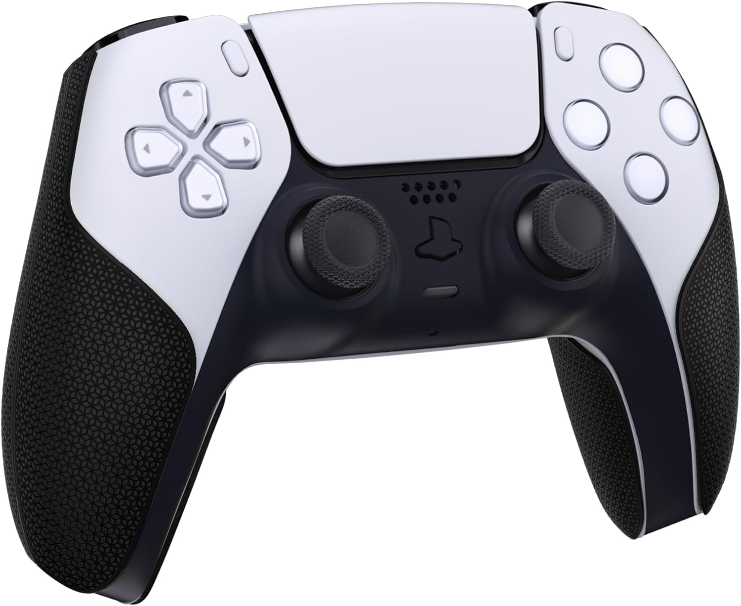 Playvitalanti-Skid Sweat-Absorbent Controller Grip for Ps5 Controller, Professional Textured Soft Rubber Pads Handle Grips for Ps5 Controller - Black Green Camouflage