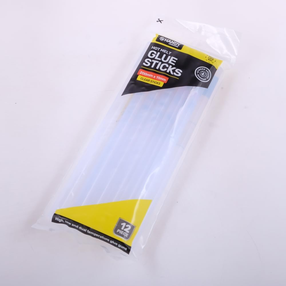 Handy Hardware Hot Melt 40W Glue Gun Sticks, 200 X 11 Mm (Pack of 12) image number 1
