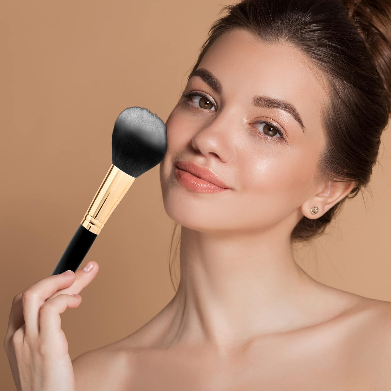Colors Queen Soft Bristle Primer Brush for Professional Makeup, Smooth Application Makeup Brush, Primer Blending Brush for Face Makeup (Primer Brush) - Blusher Brush image number 5