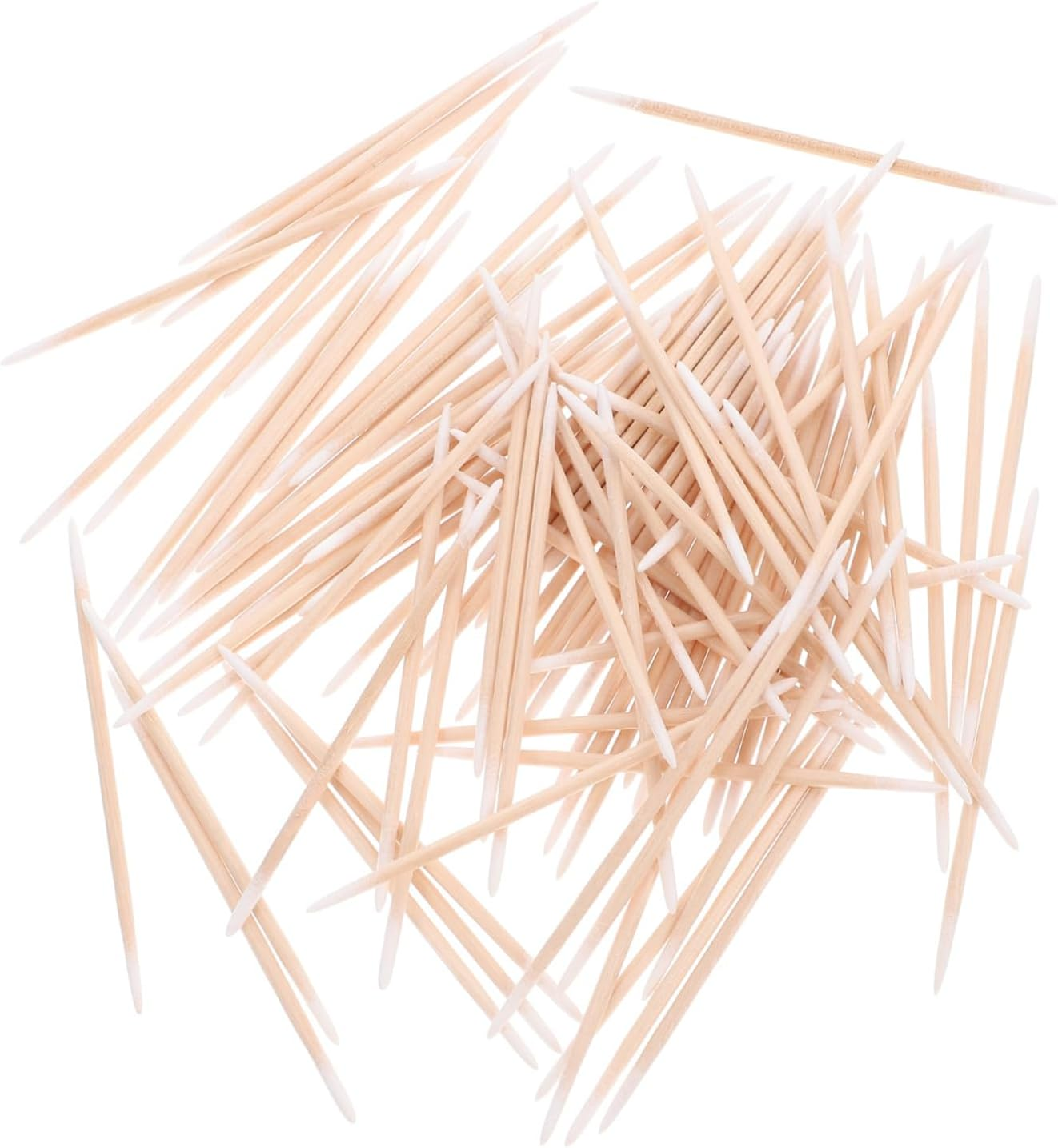 High Precision Double Pointed Cotton Swabs Wooden Handle Sterilized for Beauty Routine Cleaning image number 6