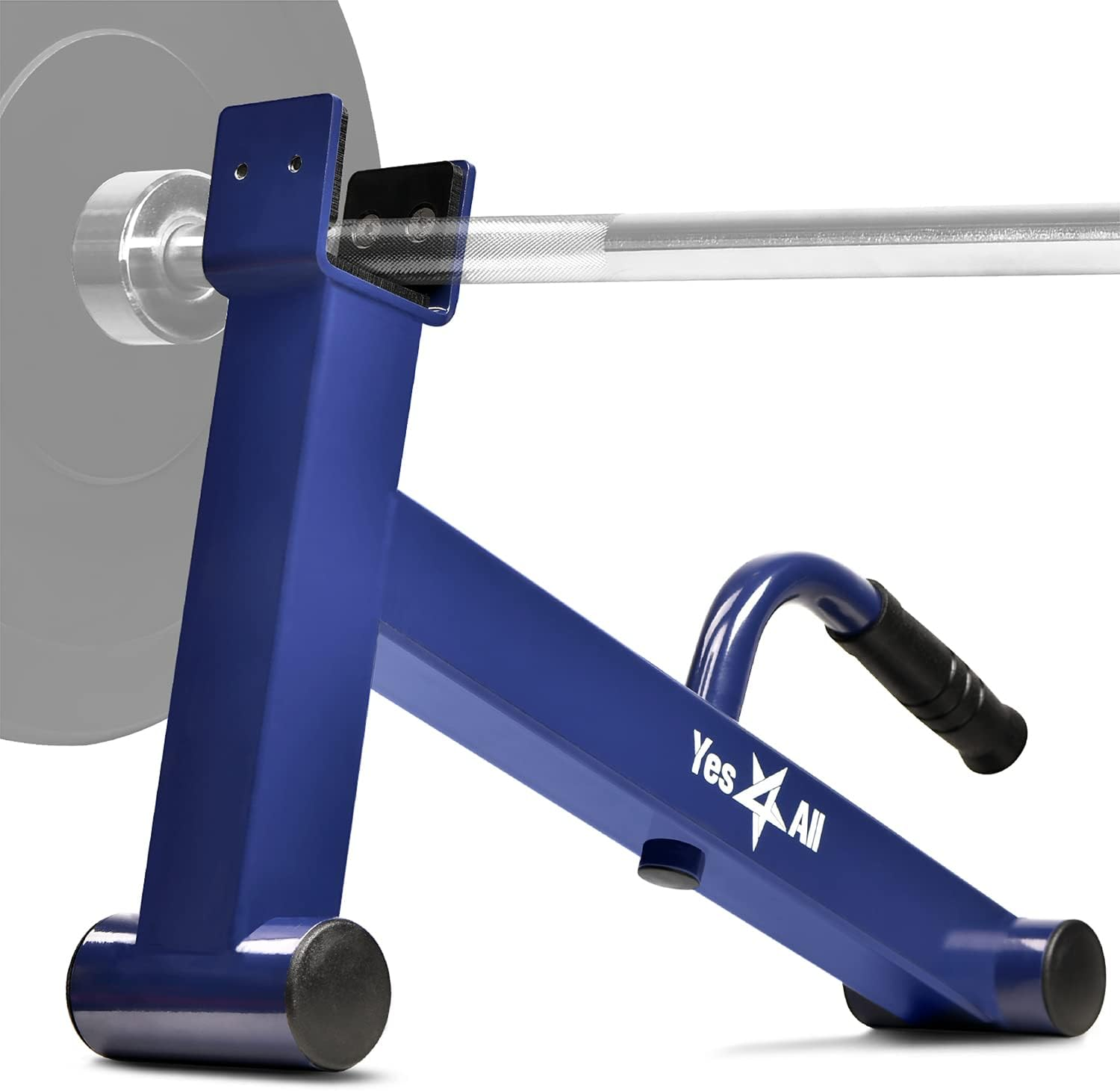 Yes4All Deadlift Jack/Barbell Stand for Weight Training, Deadlift Exercises, Powerlifting, Suitable for Loading and Unloading Heavy Barbell Plates image number 5