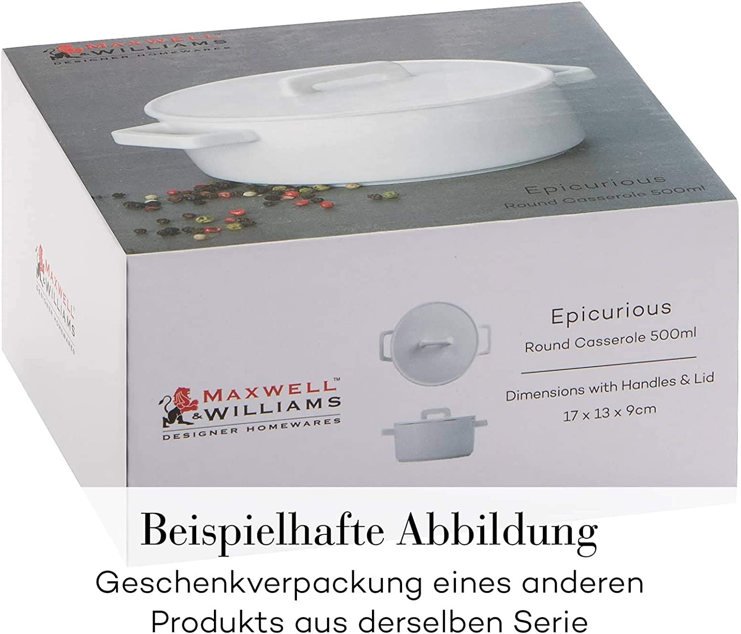 Maxwell & Williams Epicurious Utensil Holder Black Gift Boxed image number 1