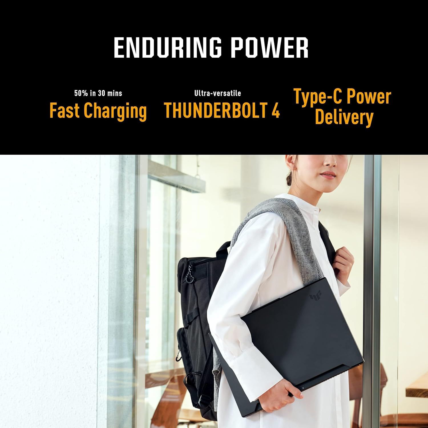 ASUS TUF Dash 15 (2022) FX517ZM Laptop Computer, 15.6&rdquo; 144Hz FHD Display, Intel Core I7-12650H Processor, Nvidia Geforce RTX 3060 Graphics, 16GB DDR5 RAM, 512GB SSD, Windows 11 Home, off Black