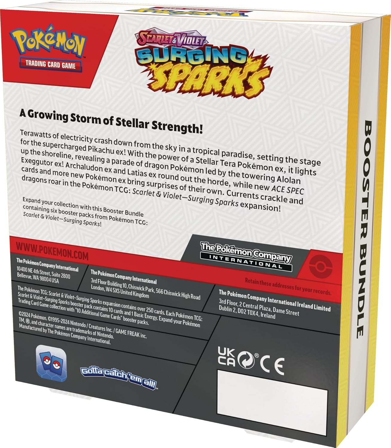 Pok&eacute;mon TCG: Scarlet and Violet - Surging Sparks Booster Bundle image number 4