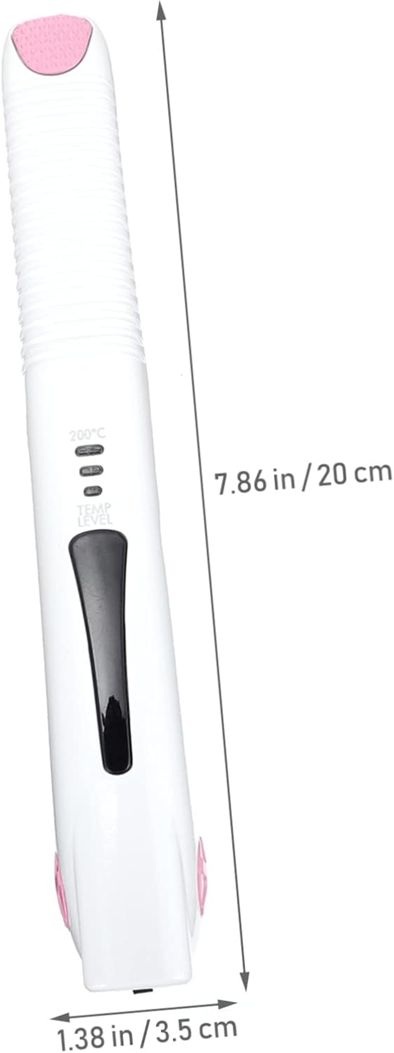 CANIGHT Portable USB Rechargeable Hair Straightener and Curler Temperature Mini Cordless Hair Styling Tool for Travel image number 6