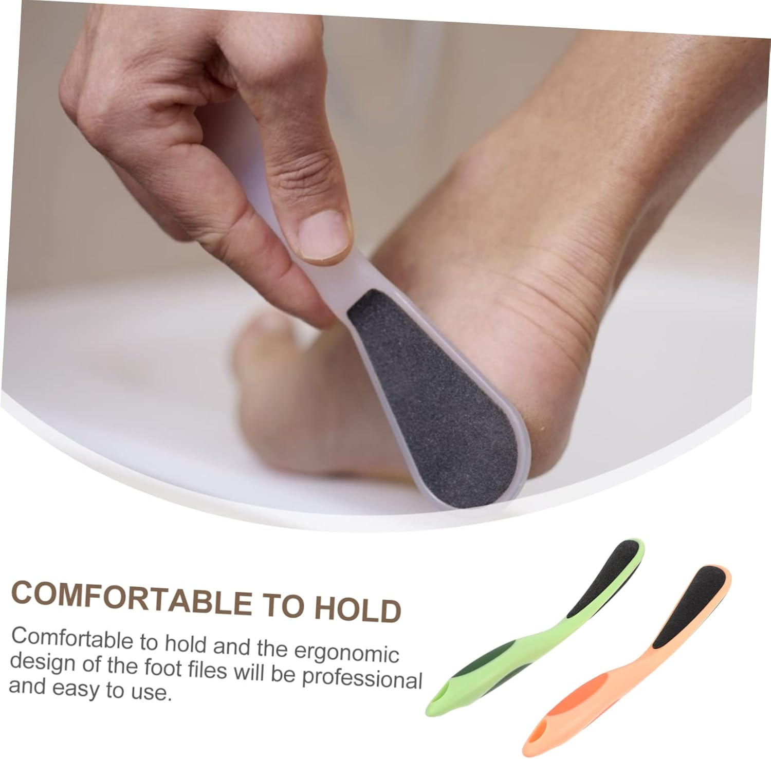 SAFIGLE 2Pcs Professional Pedicure Foot Care Tools for Heels Skin Athlete Foot Treatment Nail Dead Skin Remover Pumice Grinder