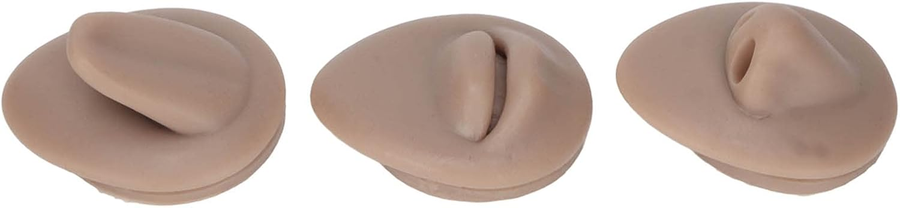 Silicone Piercing Body Model 3D Simulation Reusable Vivid Piercing Body Model (Deep Skin Color) image number 5