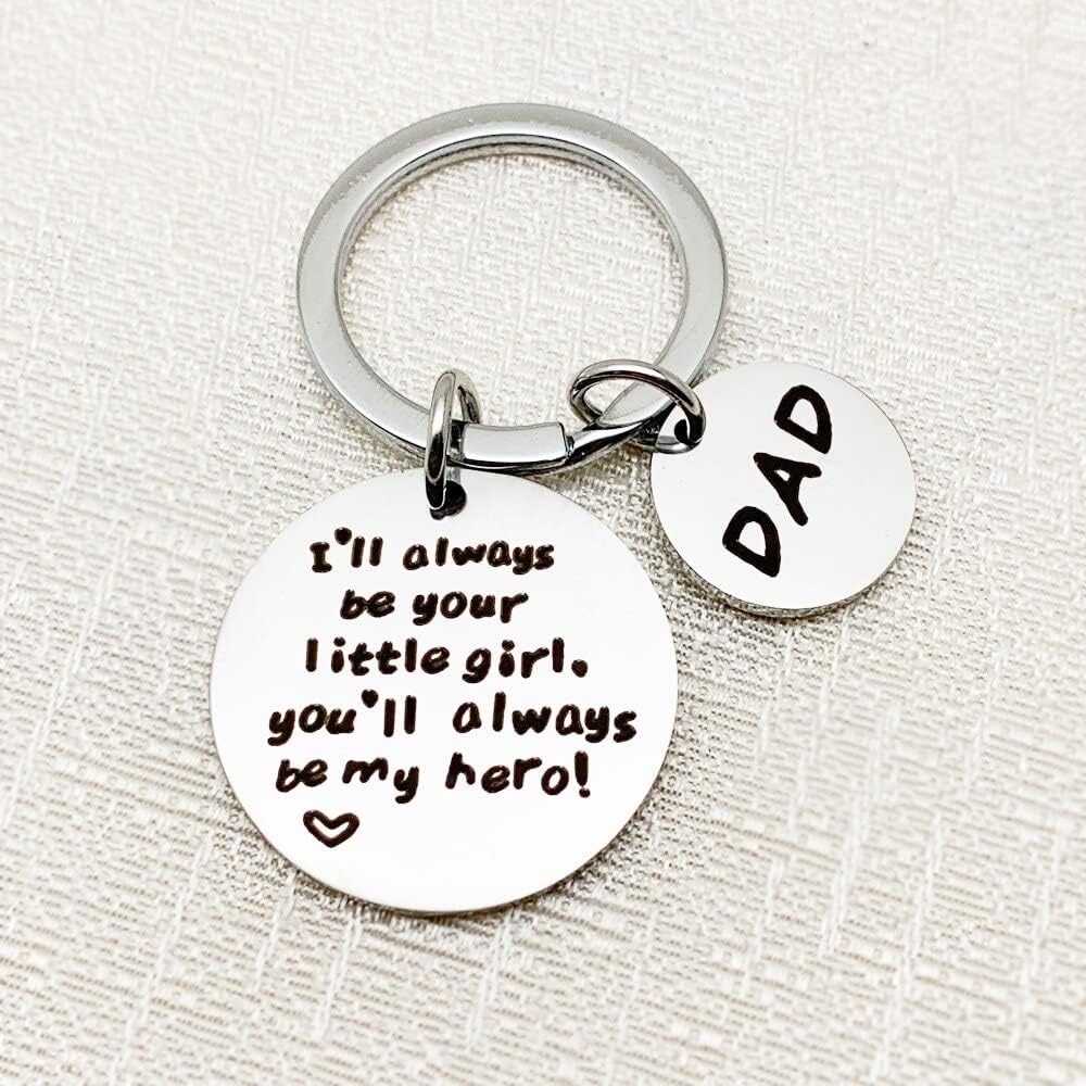 Dad Gifts Keychain for Daddy Father Dad Christmas Birthday Gifts from Daughter image number 2