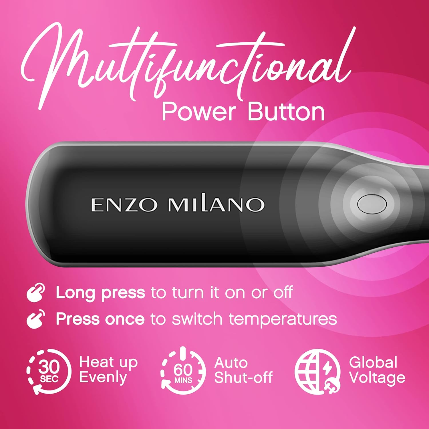 Enzo Milano SX Enzocool Professional Hot Comb image number 2