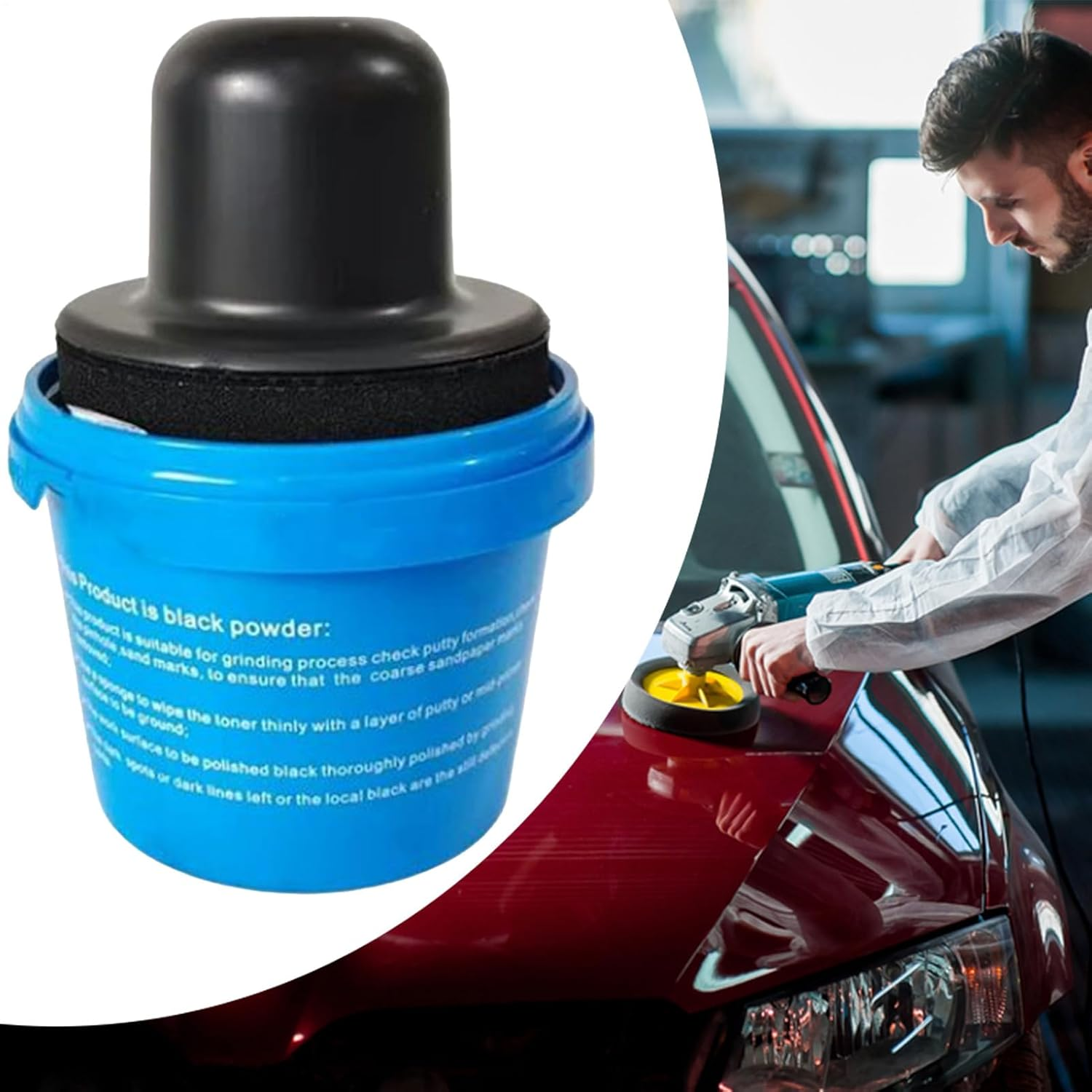 Guide Coat | Dry Guide Coat Powder,Auto Polish for Sanding Work Shop Home Bodywork Repair Men Women Beginners Professionals image number 2