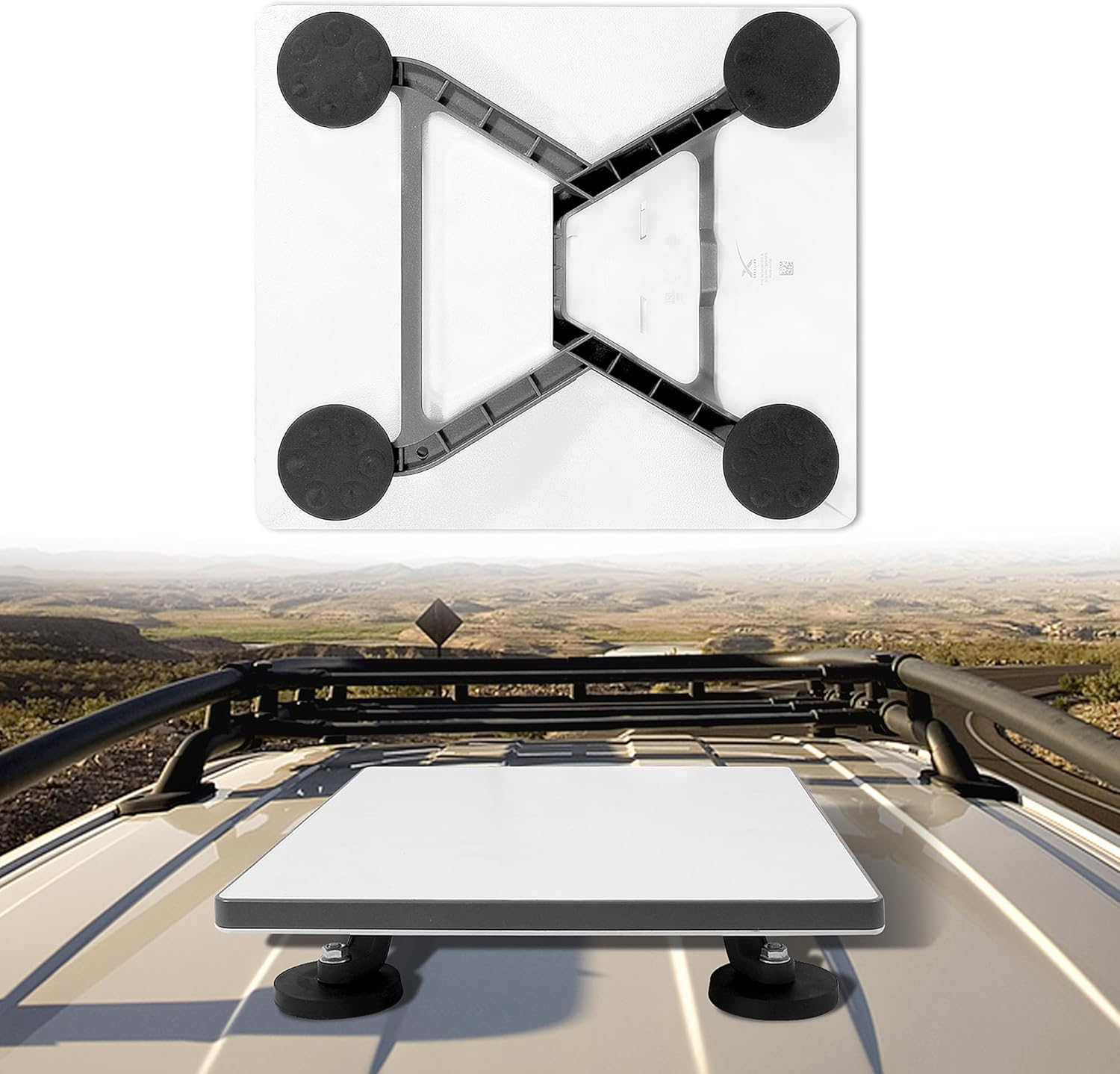 Starlink Mini Mount with Portable Magnetic Aluminum Alloy Mount - Housetop Roof,Rv, Car Windows, Sunroofs Starlink Mini Holder with 66MM Strong Suction(Magnetic) image number 3