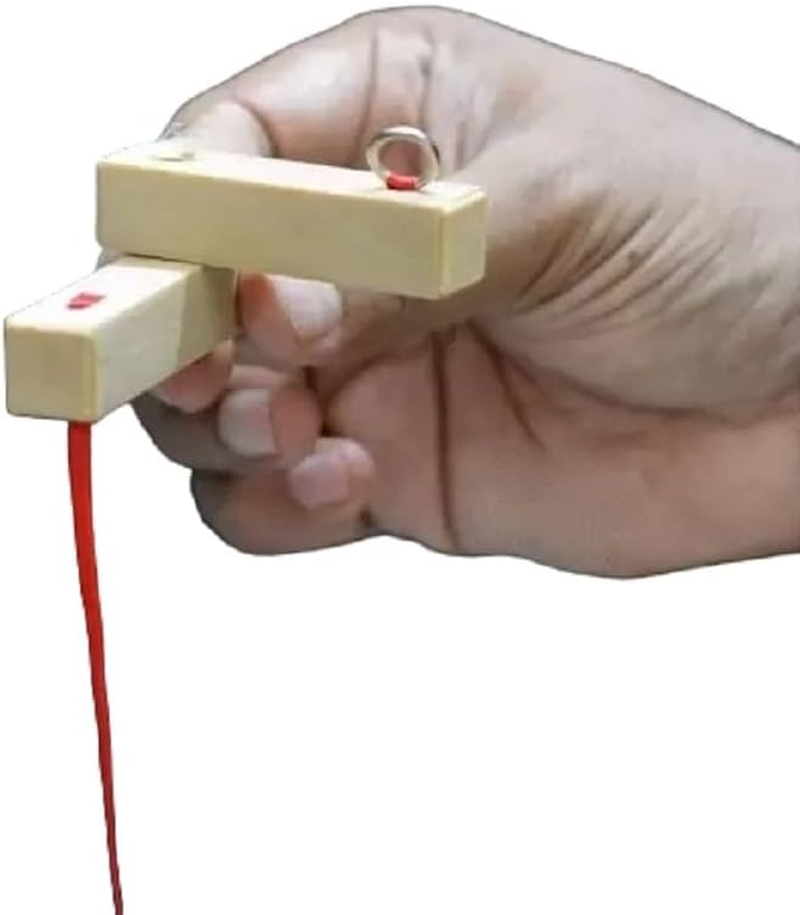 Milesmagic Magician'S Pillars of Solomon Gimmick | Ribbon Passing Thru Blocks | Real Mentalist Street Illusion Cut and Restore Close up Stage Magic Trick image number 6