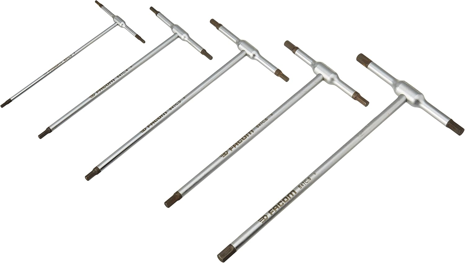 Facom 84TC.JE5 Set of 5 T Mm Male Keys image number 2