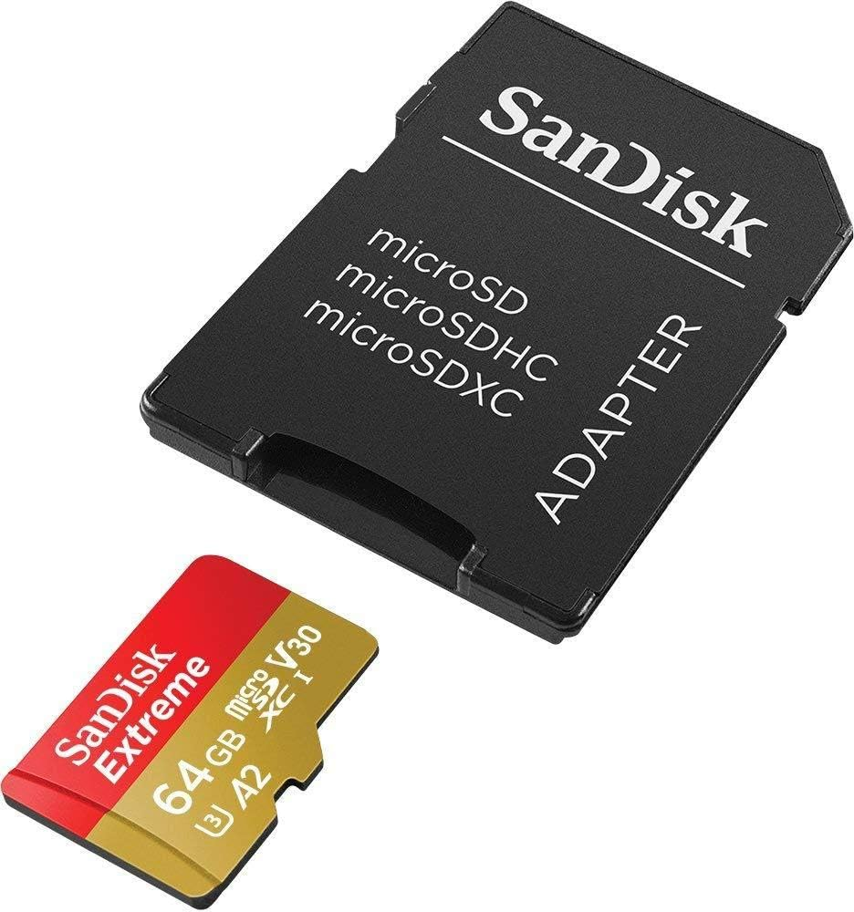 Sandisk 160Mb/S R 90Mb/S W 128GB Extreme Microsd SDHC Memory Card image number 2