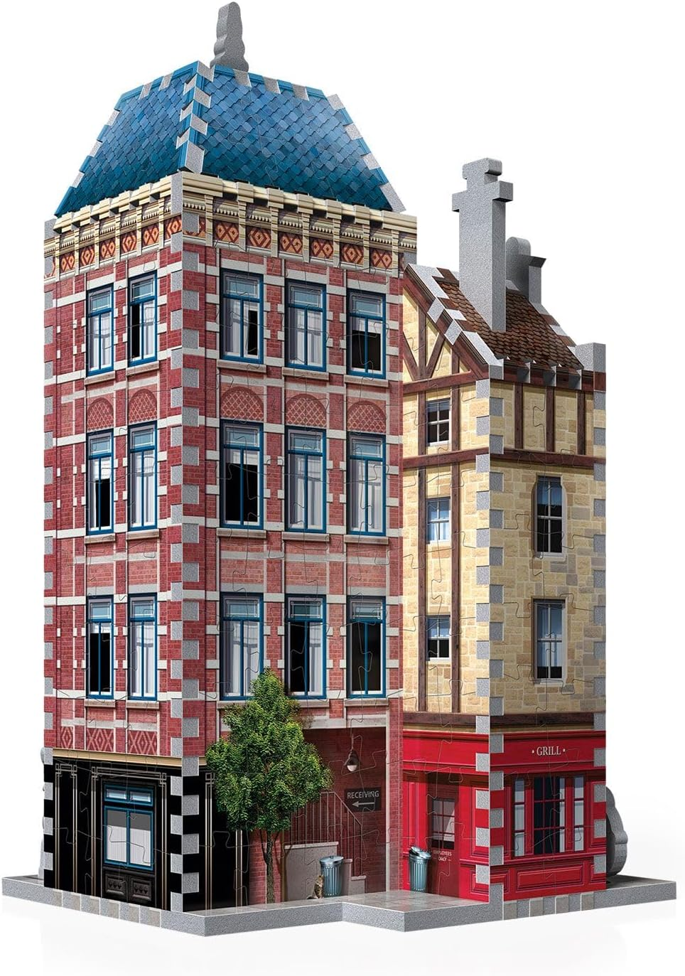 Wrebbit 3D Urbania: 3D Hotel 295 Pieces Jigsaw Puzzle image number 2