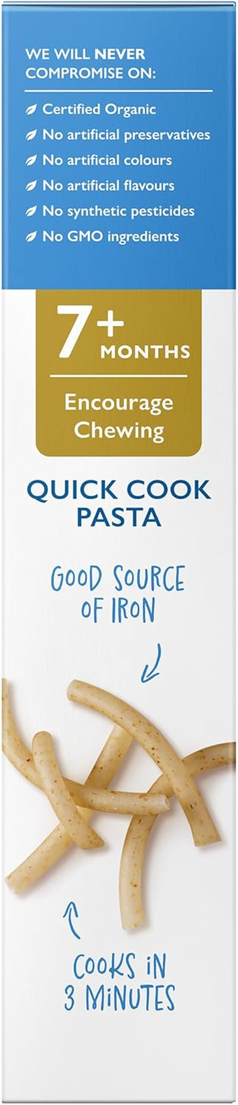 Bellamy'S Organic Quick Cook Pasta 150G image number 3
