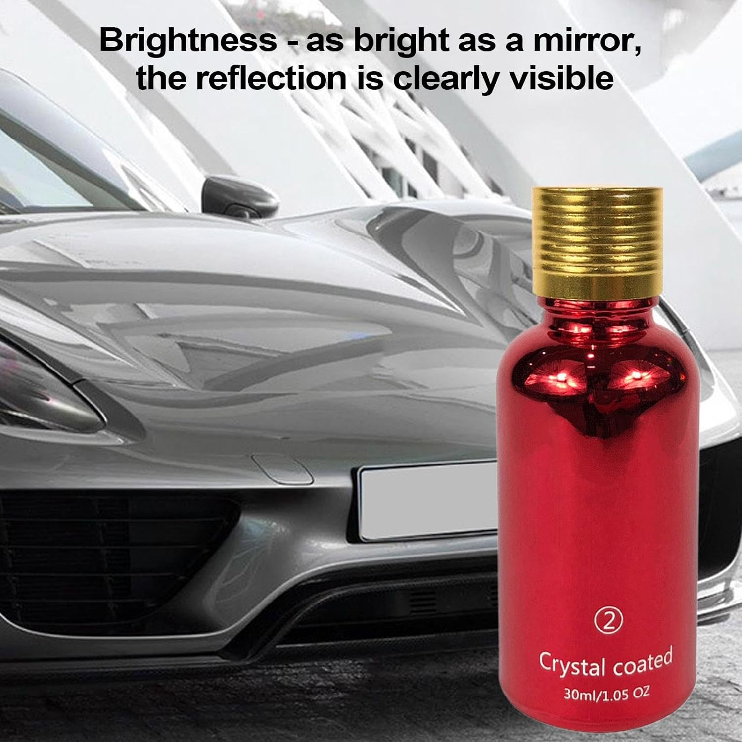High Protection Quick Car Coating | High Gloss Ceramic Coating for | 30Ml Paint Care Hydrophobic Scratch Remover, Ceramic Coating for Auto Paint image number 2